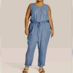 Knox Rose Jumpsuit and Zara Linen Blend Top Bundle.